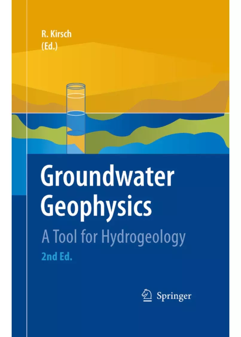 Groundwater Geophysics A Tool for Hydrogeology