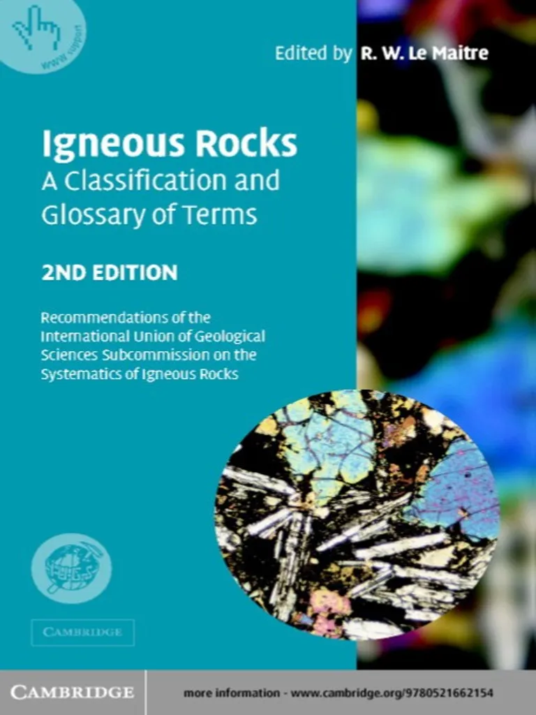 Igneous Rocks A Classification and Glossary of Terms
